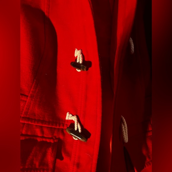 Red Wool old navy coat - Picture 3 of 6